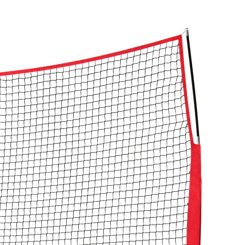 Barricade Backstop Net, Ball Sports Barrier Netting, Portable Practice, 123" H x 244" W x 55" D