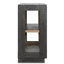 Larson Two-Door Glass Oak Wood Cabinet-1175925547-1175925556