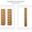 Lorentzen 88.5cm H x 21cm W Standard Bookcase-305891227