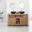 Colonial 120cm Single Bathroom Vanity Base Only in Brown