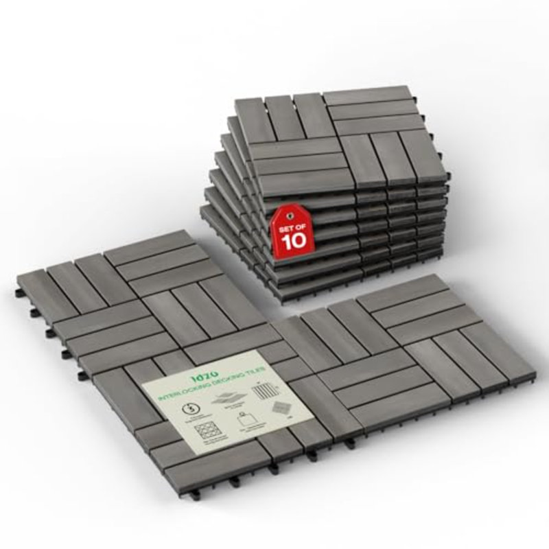11,61 po x 11,81 po x 0,91 po, 11,61 po x 11,81 po x 9,9 po, Gris