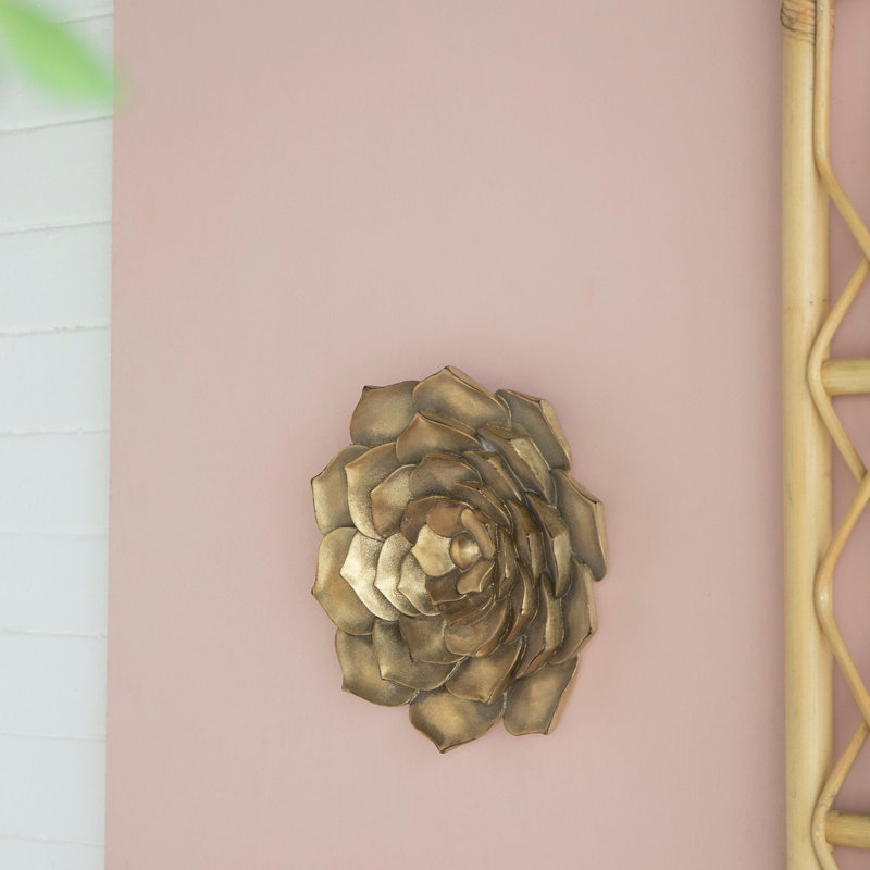 D10x1.4" Succulent Wall Plaque