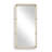 Uttermost Cyprus White Leather Mirror