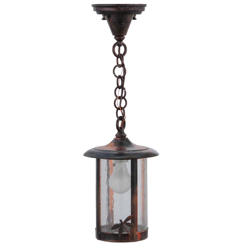 Luminaire suspendu cylindrique de style lanterne à 1 lumière Brand