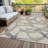  Machine Washable Indoor/Outdoor Chayden ACN1022 Beige Rug-1101149306