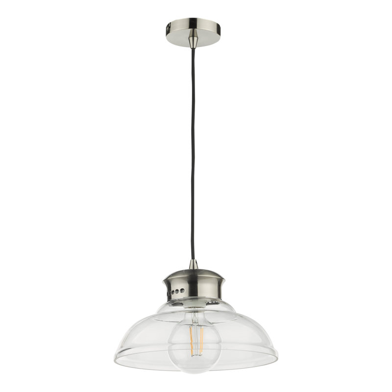 Anaya 1 - Light Dome Pendant, 20 cm x 28 cm, Chorme