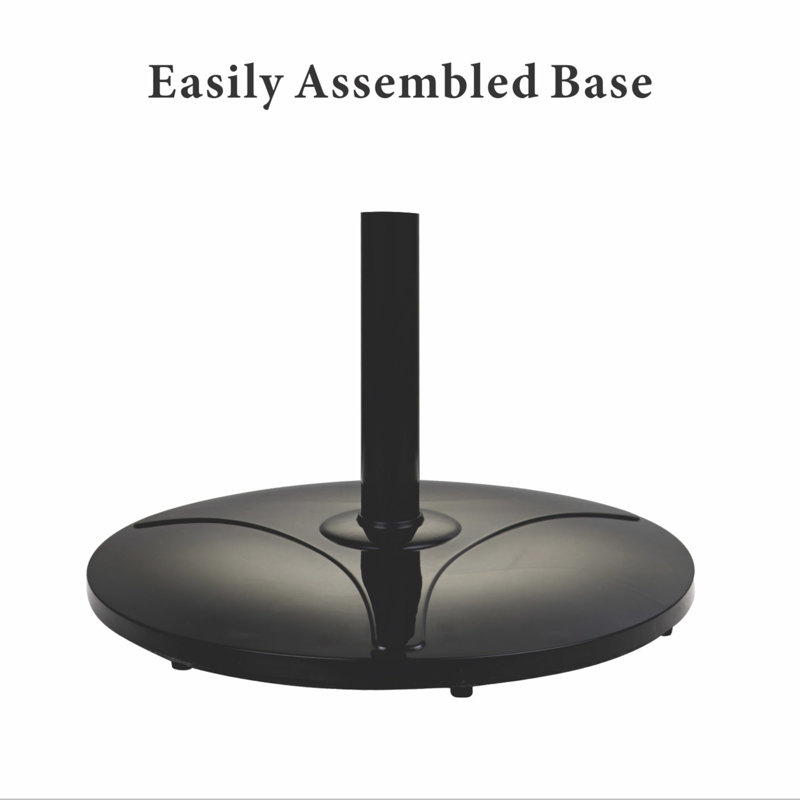 16" Oscillating Stand Fan with Remote Control, Black
