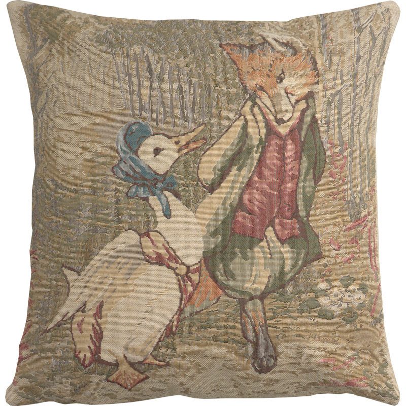 Jemina Beatrix Potter  European Cushion Covers, Beige Animals 4