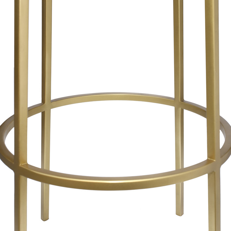 Tyson Lonn Bar & Counter Stool, Gold, Counter Stool (26" Seat Height)