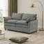 Modern 2-Seater Sofa With Double-Layer Cushion And Storage Pockets For Living Room-126539418