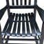 Chaise berçante en bois noir sans passe-partout-741349954