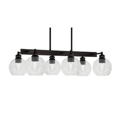Edge 6 Light Bar With 5.75" Glass