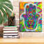 «Hamsa 2» par Dean Russo, art mural sur toile-1723692177