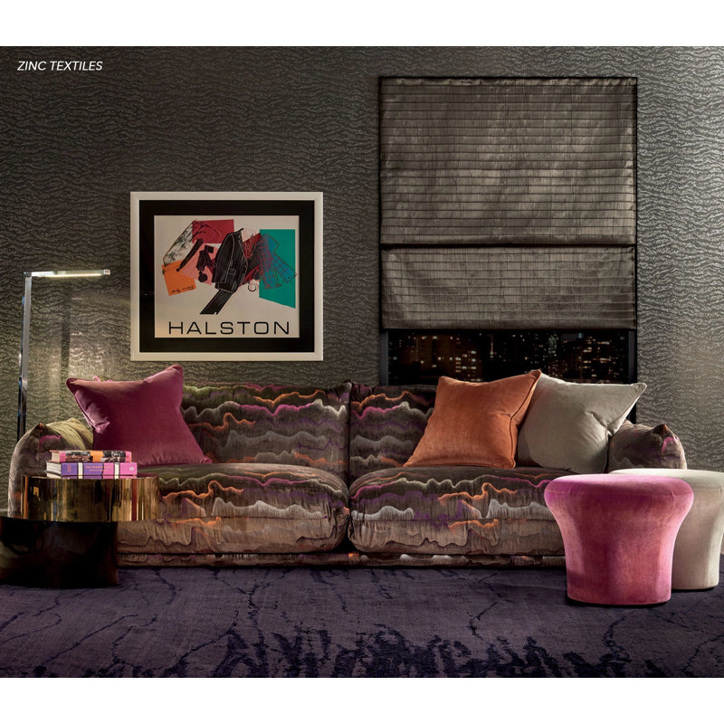Here There Wool Abstract Area Rug, Rectangle 12' x 16'