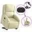 Fauteuil inclinable standard en cuir véritable de 28 po de large Kaino-1798635609