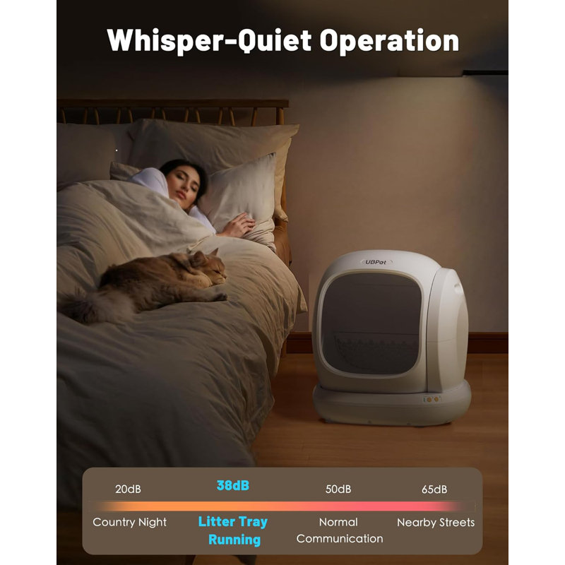 Polyethylene Plastic Self-Cleaning Litter Box