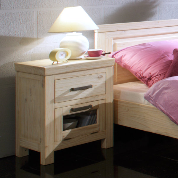 Remerton 51 cm W Bedside Table