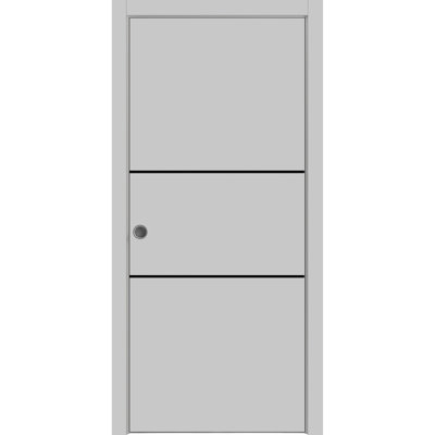 Solid Manufactured Wood Panelled Wood Finish French Doors