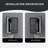 Flicker 12 in. W x 24 in. H Medicine Cabinet Mirror in Matte Black-1957945506-1957945507