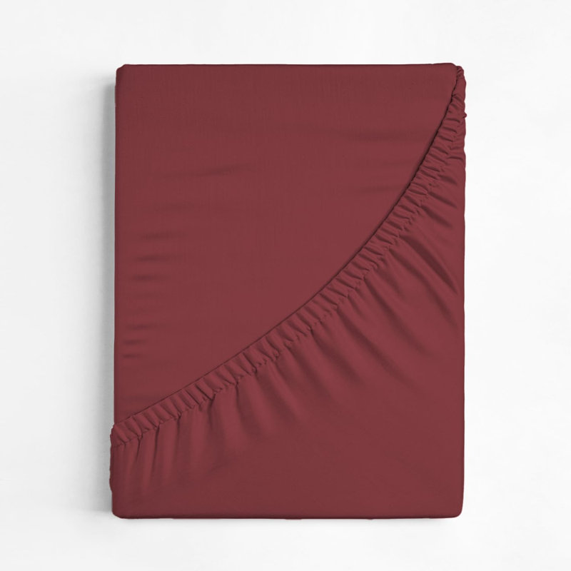 400 Thread Count Cotton Extra Deep Pocket Fitted Sheet - Hotel Luxury Single Fitted Sheet Only - Easily Fits 18" to 24" Mattress