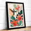 Hummingbird Among Lilies Botanical - Framed Print-232689919-232689916