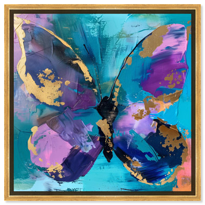 Jewel Toned Butterfly Colorful Wall Art by Art Remedy