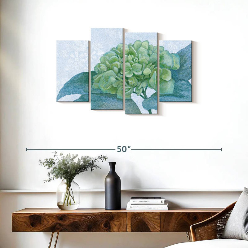 Blue Hydrangea I, 22" H x 36" W