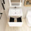 Meuble-lavabo simple avec plateau Tywania 24,01
