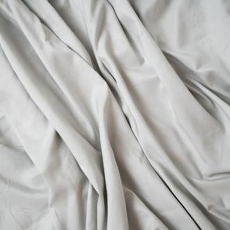 soft and skin-friendly 4-Piece Rayon From Bamboo Sheet Set, California King Sheet Set  with 2 Pillowcases, Pewter