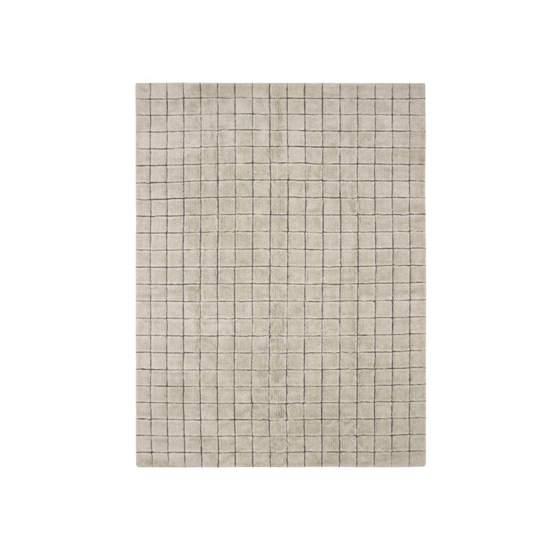 Mosaic Wool Geometric Indoor Rug, Rectangle 5'7" x 7'10"