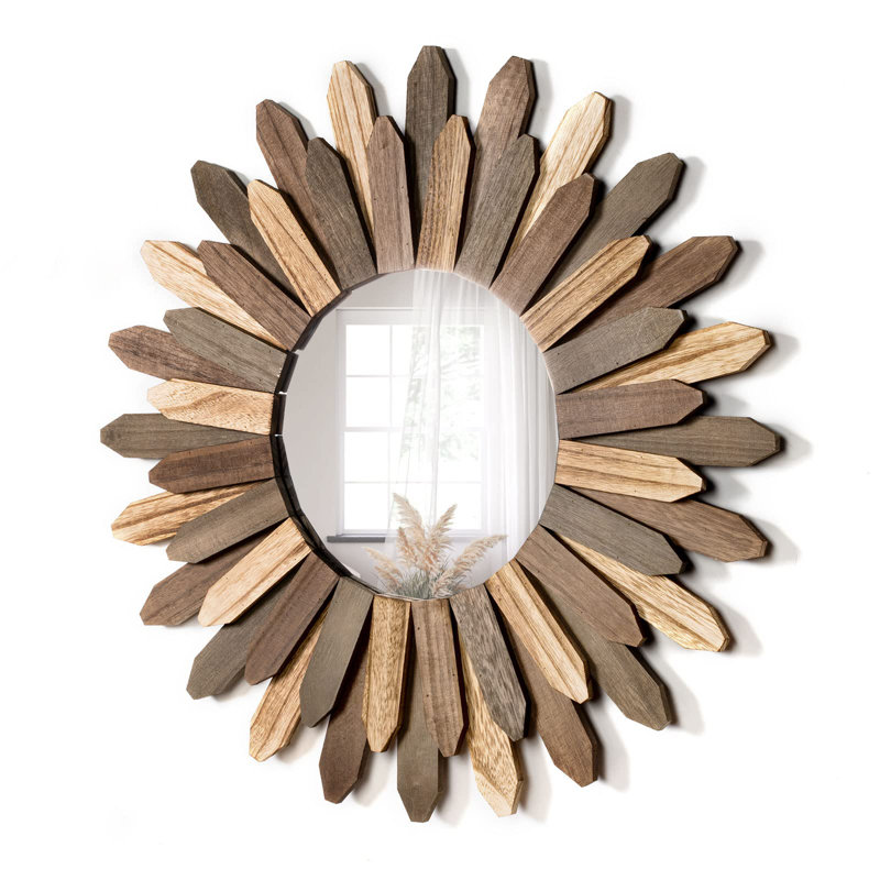 Kriemann Sunburst Wall Mirror, Tricolor