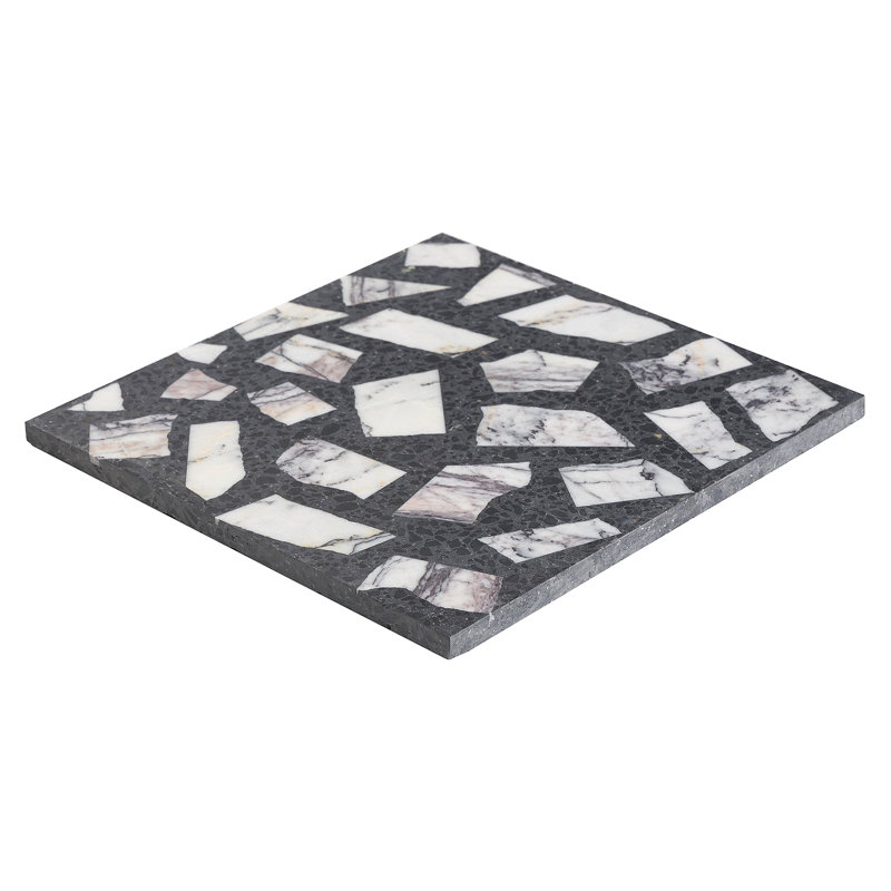 True Terrazzo 15.98 In. X 15.98 In. Honed Terrazzo Floor And Wall Tile (3.55 Sq. Ft. / Case)