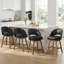 360° Rotating Hollow Back Bar Stool, Made Of Rubberwood With A Load-Bearing Capacity Of 160 KG-913825270