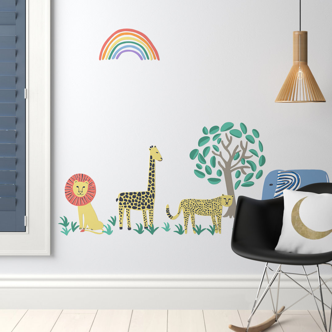 Navarrette Peel & Stick Animal Print Border Mack & Milo™