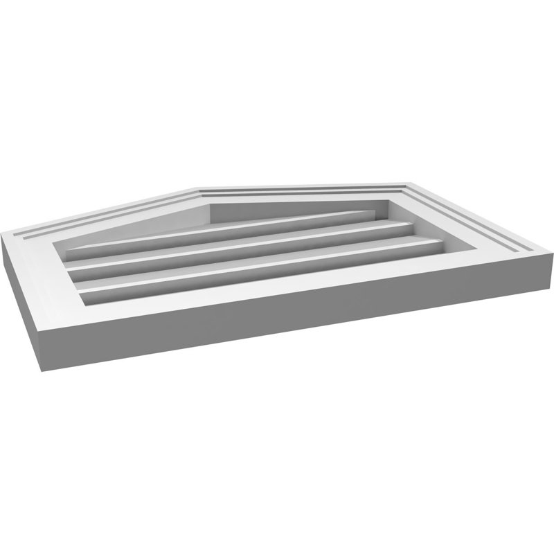 Ventilé à pignon en uréthane fonctionnel à hauteur de crête fonctionnelle 4/12, brun clair apprêté, 4/12
