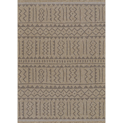 Tapis intérieur / extérieur brun Joleigha