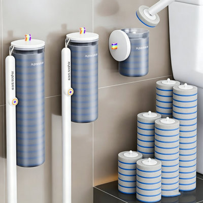 JOYBOS disposable toilet brush heads, 72 pieces