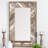 Brogan Wood Slat Farmhouse Wall Mirror