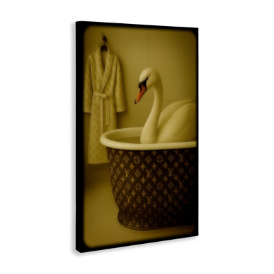 Couture Swan en toile de luxe, design par Grotto Studios