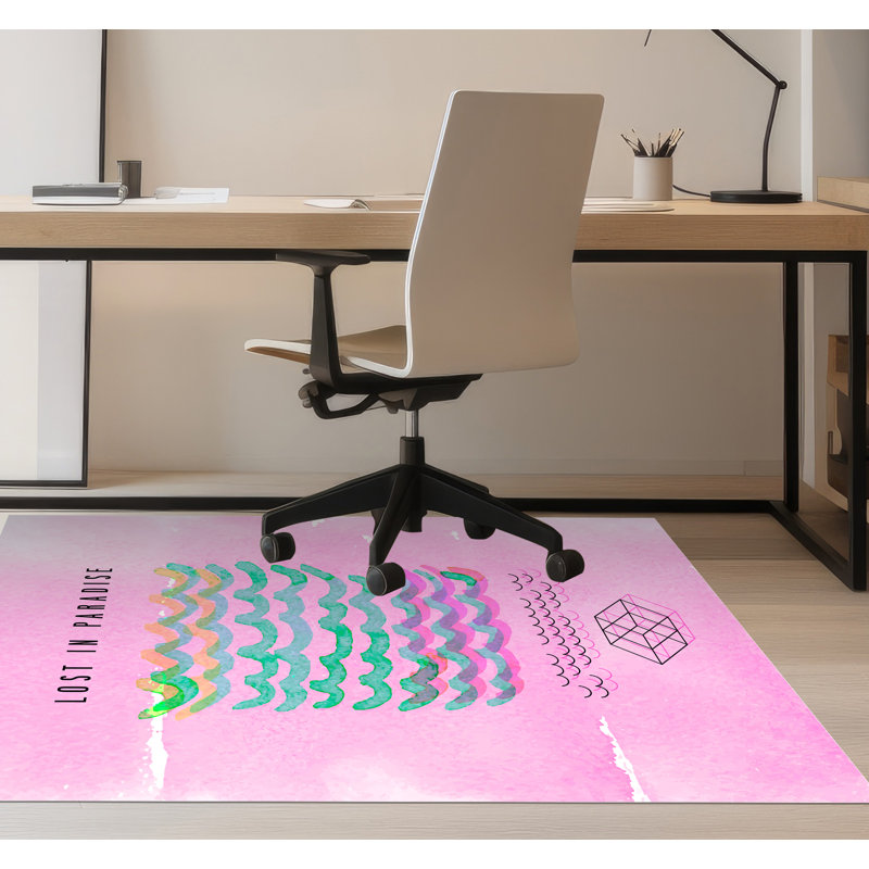 Vinyl Machine Printed 100cm X 150cm Area Rug