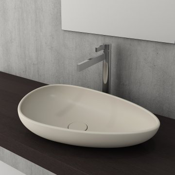 Etna Vessel Bowl - 58x37cm, Matte Jasmine