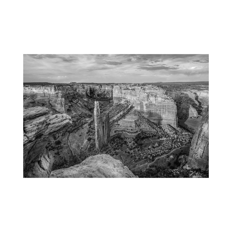 Spider Rock, Canyon De Chelley, Arizona - Wrapped Canvas Print, 20.32 cm H x 30.48 cm W