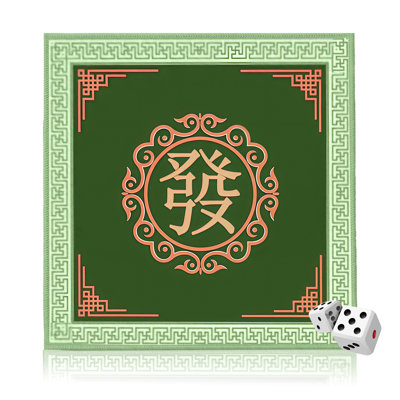 31.5*31.5" Anti-Slip Mahjong Mat, Noise Reducing Table Cover for Board Games