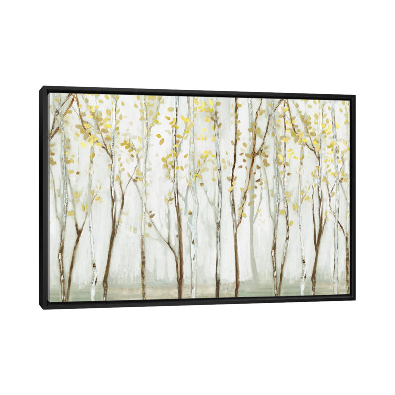 «Long Landscape» par Allison Pearce, reproduction d'art sur toile tendue, H 18 po x l 26 po x P 1,5 po, Toile avec cadre noir