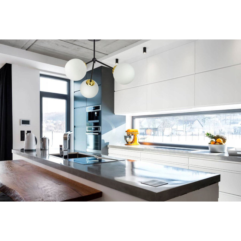 Glass Semi Flush Mount