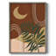 «Sedona Moon and Palm», reproduction encadrée - bois massif 47762-1717706625
