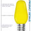 0,5 W, ampoule DEL à intensité variable C7 DEL, base-86128108
