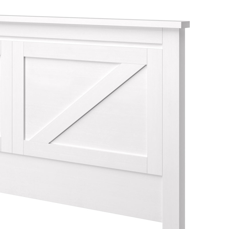 Faulkner Solid Wood Headboard, Full, White