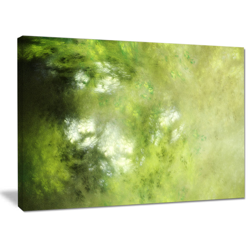 «Blur Green Sky with Stars», impression sur toile tendue, H 30 po x l 40 po x p 1 po