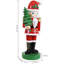 Statue de père Noël avec arbre et casse-noisette d'intérieur